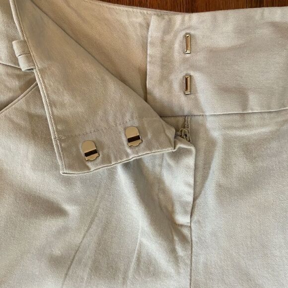 Larry Levine Stetch Crop Wide Leg Cuffed pant Sz 12 - Picture 7 of 9